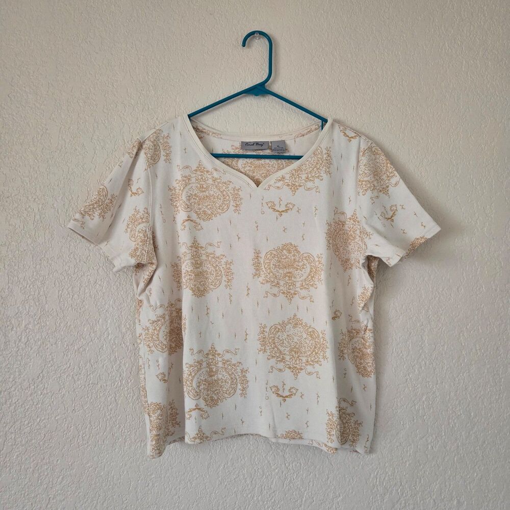 Coral Bay Patterned Shirt Size XL